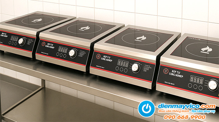 Giới thiệu mẫu bếp từ công nghiệp cho thuê