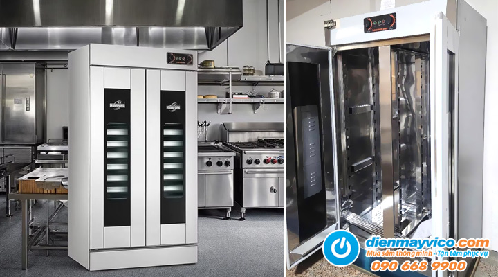 Giới thiệu mẫu Cho thuê tủ ủ bột nóng công nghiệp 2 cánh 32 khay