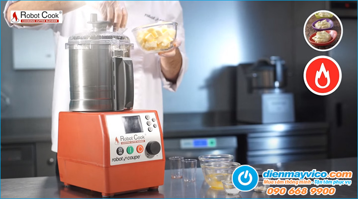 Giới thiệu mẫu Máy cắt trộn nấu Robot Cook 43000R