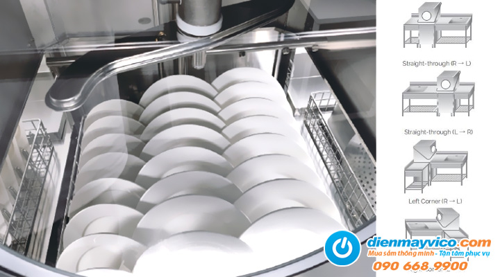 Giới thiệu Máy rửa chén bát công nghiệp SouthPro PDX-1001JD