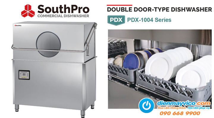 Giới thiệu Máy rửa chén bát công nghiệp SouthPro PDX-1004