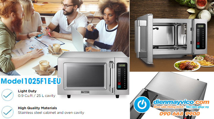 Giới thiệu Lò vi sóng công nghiệp Midea 1025F1E-EU