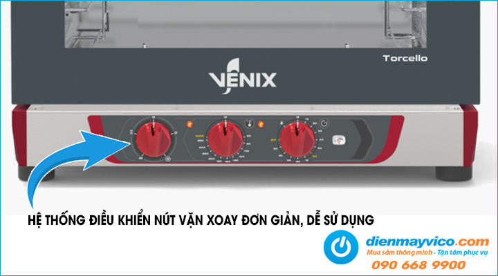 Hệ thống điều khiển của Lò nướng đối lưu 4 khay Venix T04M0HAJR