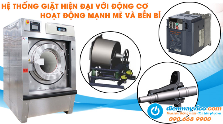 Máy giặt Image SP-65 hoạt động với tốc độ cao để cho hiệu suất giặt vượt trội và tiết kiệm chi phí tối ưu