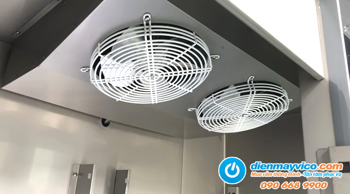 Hệ thống quạt Tủ mát inox 4 cánh Kistem KIS-XFGN45R