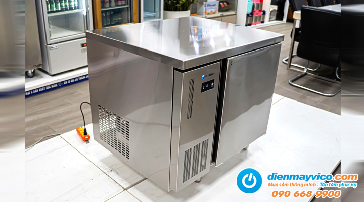 Hình ảnh thực Bàn mát 1 cánh inox Icymax ICR-1S097 0.9m