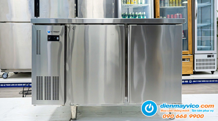 Hình ảnh thực tế Bàn mát 2 cánh inox Icymax ICR-2S126 1m2