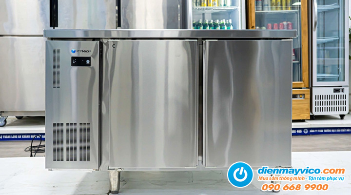 Hình ảnh thực tế Bàn mát 2 cánh inox Icymax ICR-2S157 1m5
