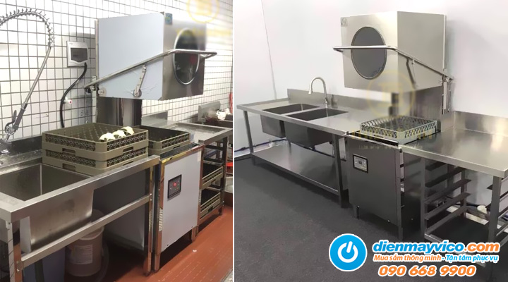 Hình ảnh thực tế Máy rửa chén bát công nghiệp SouthPro PDX-1001A-1