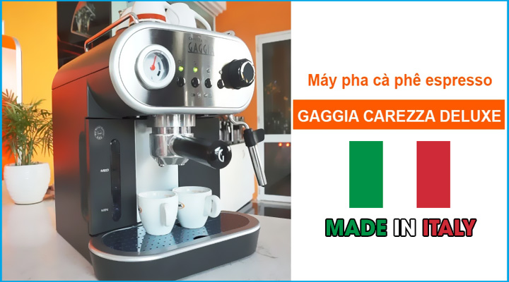 Hình nội dung Máy pha cà phê Gaggia Carezza Deluxe