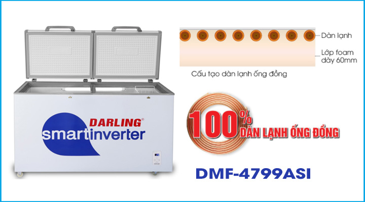 Hình nội dung Tủ đông Darling DMF-4799ASI