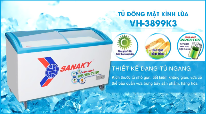 Hình nội dung Tủ đông Sanaky Inverter VH-3899K3
