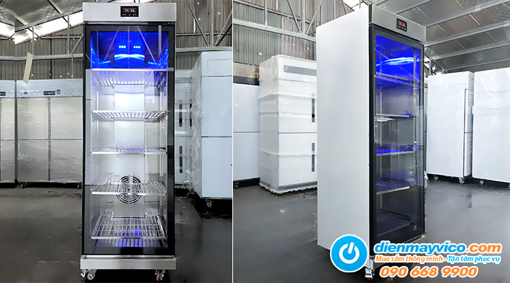 Hình thực tế Tủ sấy chén bát inox 2 lớp quạt gió Viner V-TSB1C2LQG