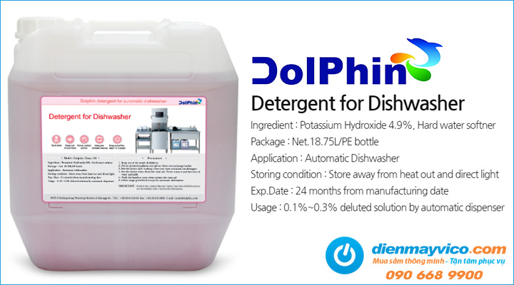 Hóa chất rửa chén Dolphin