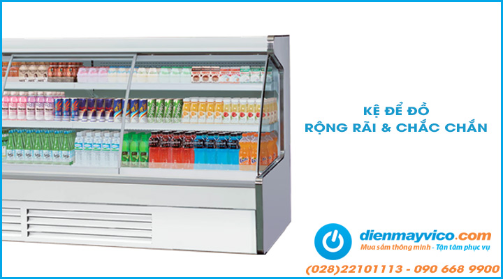 Kệ để đồ Tủ mát trưng bày siêu thị OPO SMDP