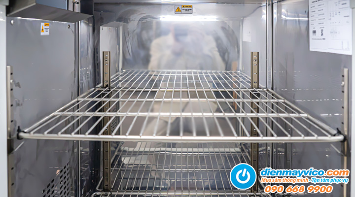Kệ để thực phẩm Bàn mát 1 cánh inox Icymax ICR-1S096 0.9m