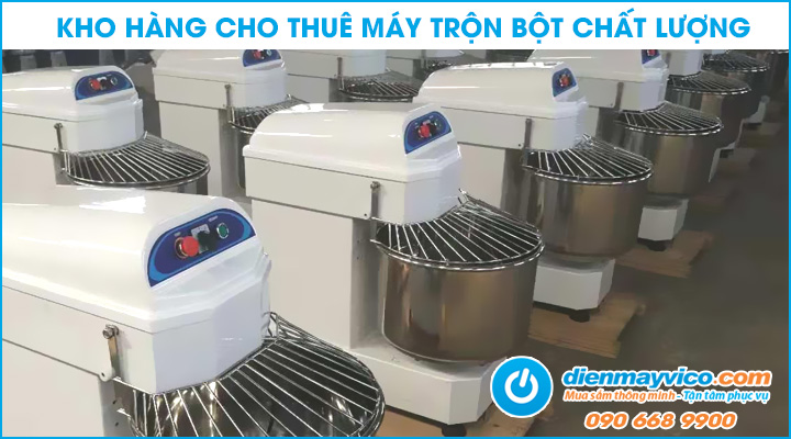 Kho hàng máy trộn bột cho thuê chất lượng