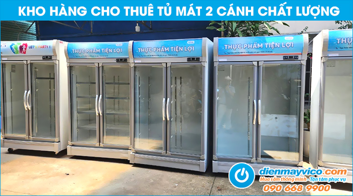 Kho hàng chứa tủ mát 2 cánh cho thuê chất lượng 