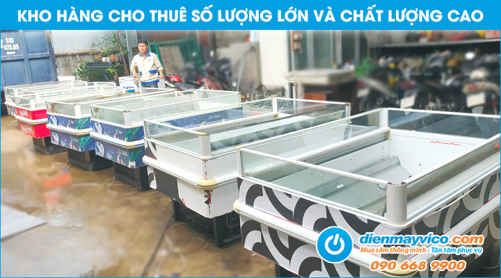 Kho hàng cho thuê tủ mát không kính chất lượng cao