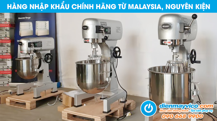 Kho hàng nhập khẩu máy trộn bột Berjaya chính hãng