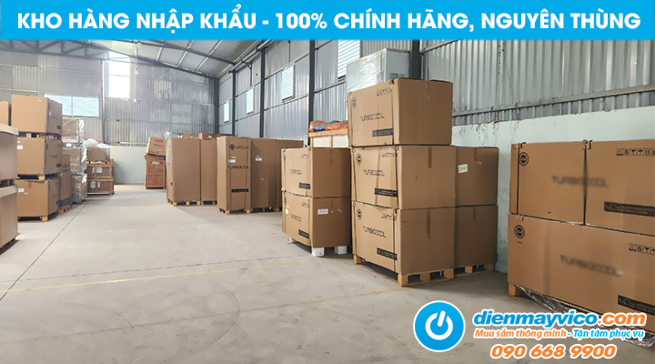 Kho hàng nhập khẩu chất lượng cao tại Vi Co