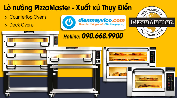 PizzaMaster – Thương hiệu lò nướng bánh nổi tiếng đến từ Thụy Điển