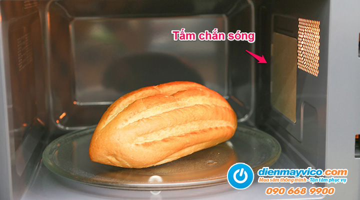 Lò vi sóng hỏng tấm chắn sóng