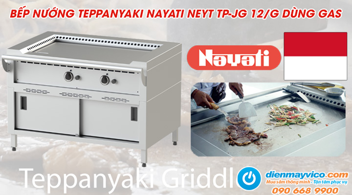 Mẫu bếp nướng Teppanyaki Nayati TP-JG 12/G dùng gas