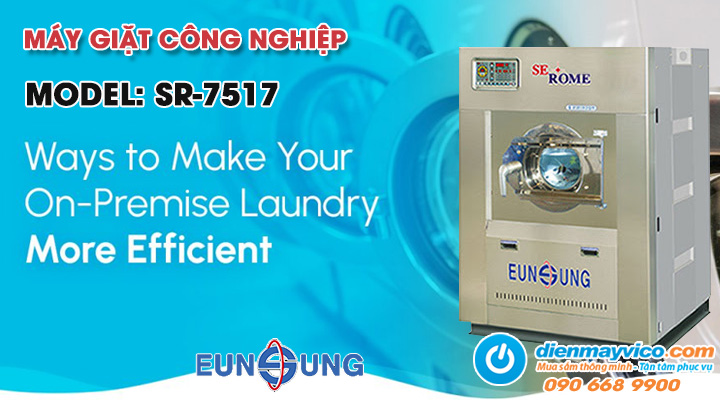 Mãu máy giặt công nghiệp Eunsung SR-7517 17kg