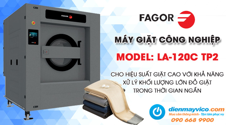 Mâu máy giặt công nghiệp Fagor LA-120C TP2 115-130kg