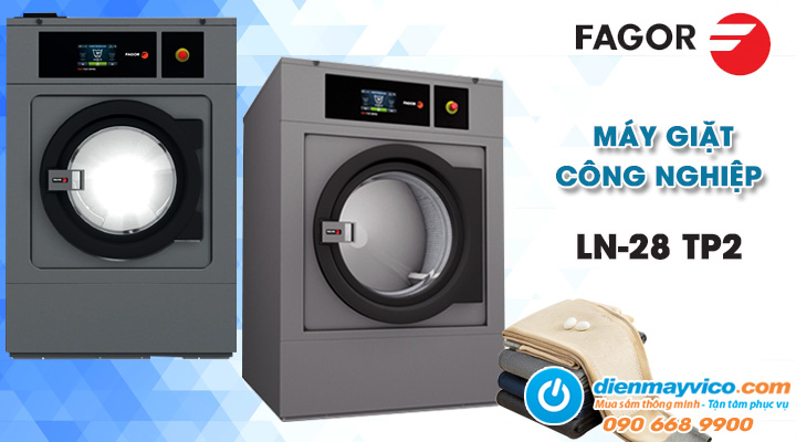 Mẫu máy giặt công nghiệp Fagor LN-28 TP2 28-31kg