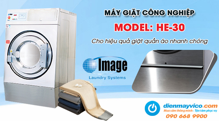 Mẫu máy giặt công nghiệp Image HE-30 13.6kg