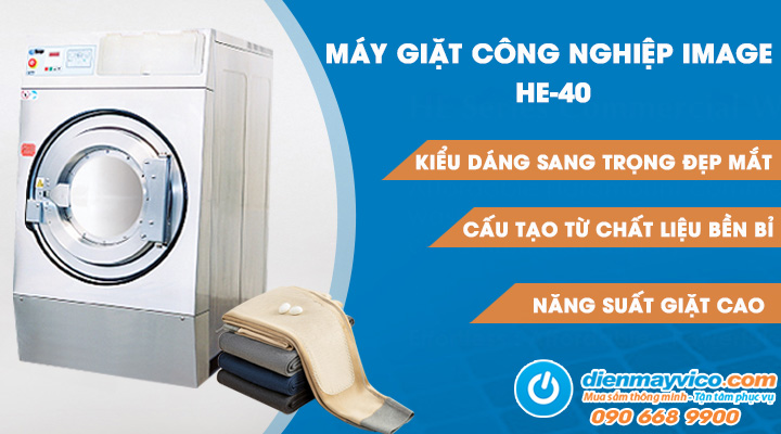 Mẫu máy giặt công nghiệp Image HE-40 18.1kg