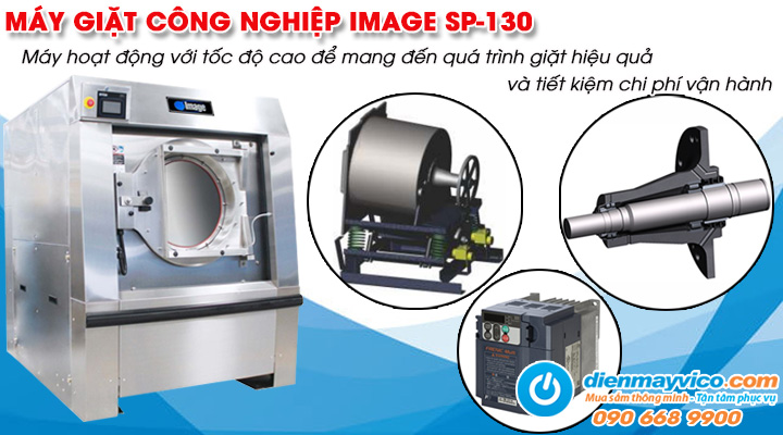 Mẫu máy giặt công nghiệp Image SP-130 59kg
