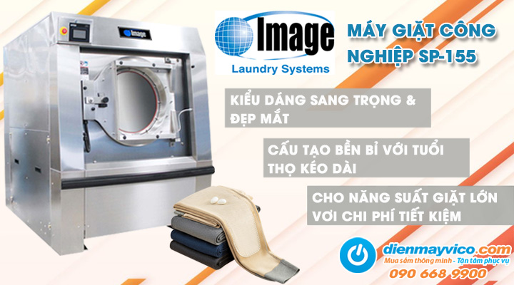 Mẫu máy giặt công nghiệp Image SP-155 70.3kg