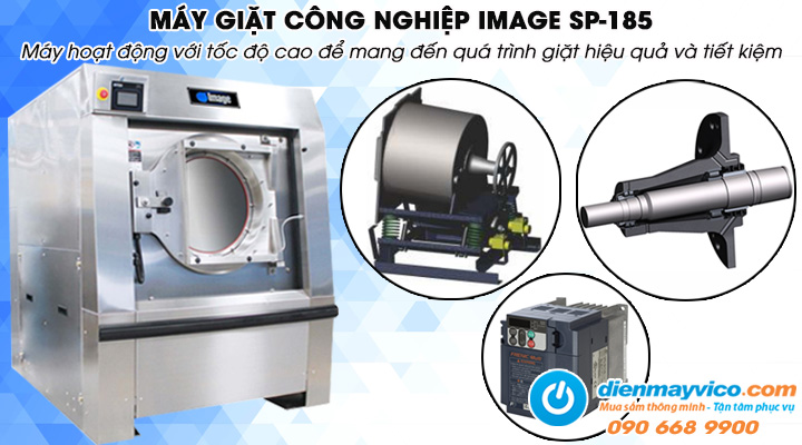 Mẫu máy giặt công nghiệp Image SP-185 83.9kg