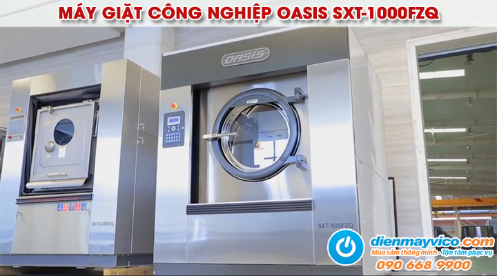 Mẫu máy giặt công nghiệp OASIS SXT-1000FZQ 100kg