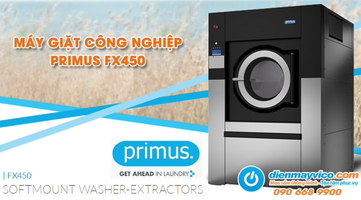 Mẫu máy giặt công nghiệp Primus FX450 45kg