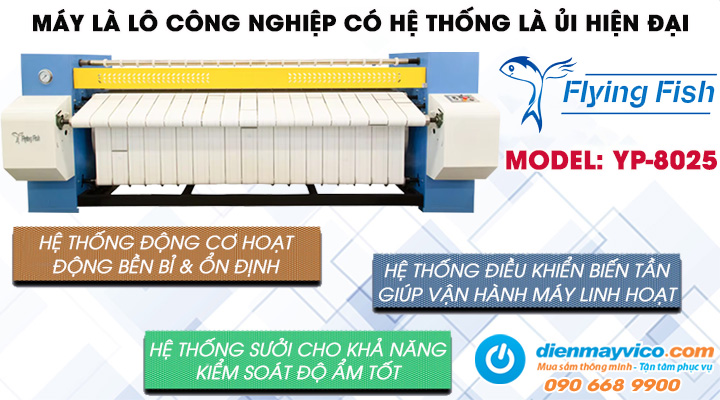Mẫu máy là lô công nghiệp Flying Fish YP-8025