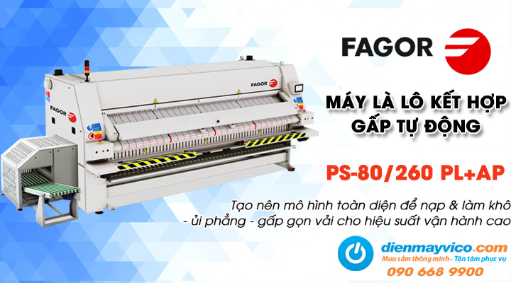 Mẫu máy là lô kết hợp gấp tự động Fagor PS-80/260 PL+AP