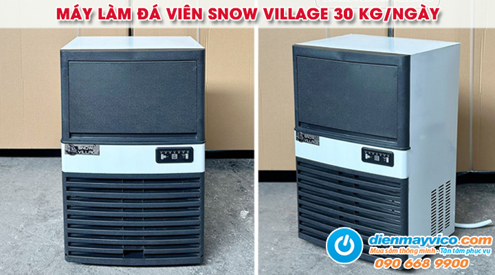 Mẫu máy làm đá viên Snow Village 30kg/ngày không gắn bình nước