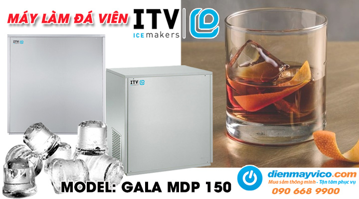 Mẫu máy làm đá viên ITV GALA MDP 150 150 kg/ngày