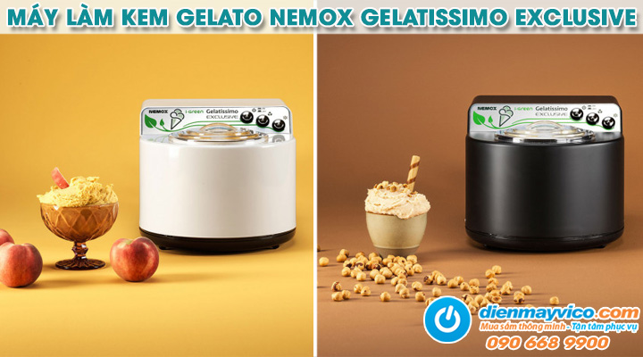 Mẫu máy làm kem gelato Nemox GELATISSIMO EXCLUSIVE