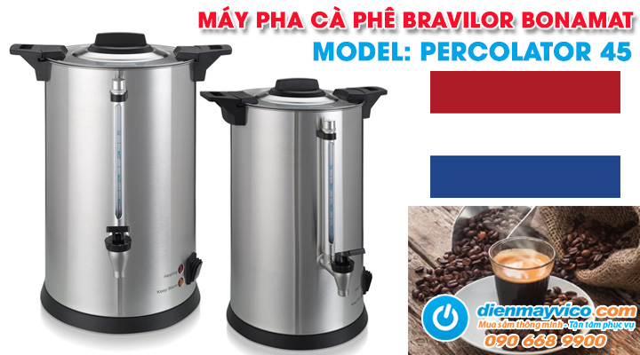 Mẫu máy pha cà phê Bravilor Bonamat Percolator 45