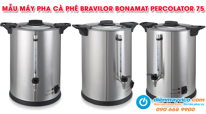 Mẫu máy pha cà phê Bravilor Bonamat Percolator 75