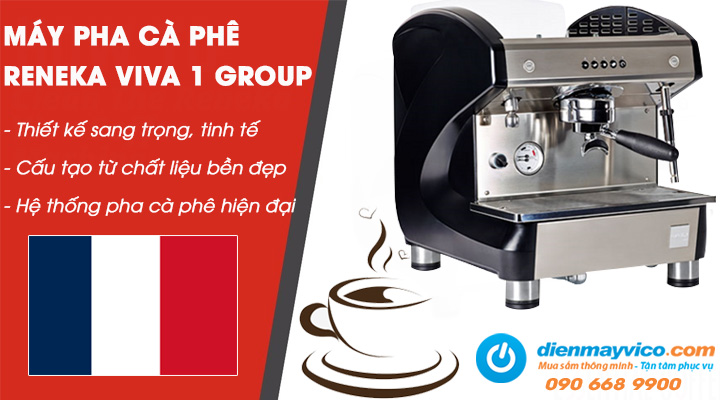 Mẫu máy pha cà phê Reneka VIVA 1 GROUP