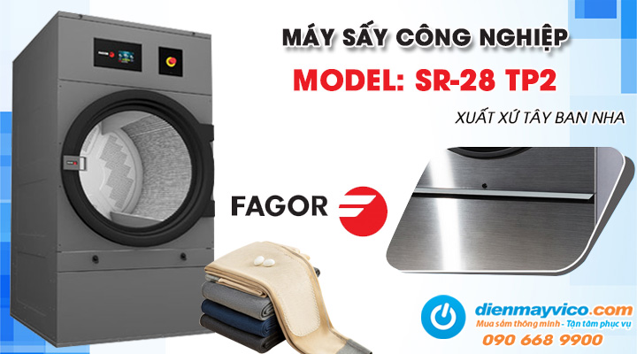 Mẫu máy sấy công nghiệp Fagor SR-28 TP2 27-31kg