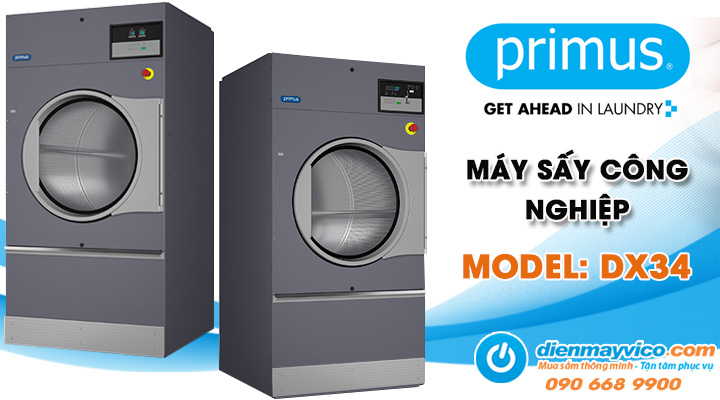 Mẫu máy sấy công nghiệp Primus DX34 34kg