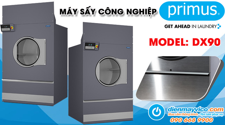 Mẫu máy sấy công nghiệp Primus DX90 90kg
