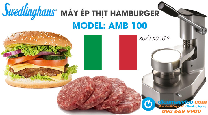 Máy ép thịt Hamburger AMB-100